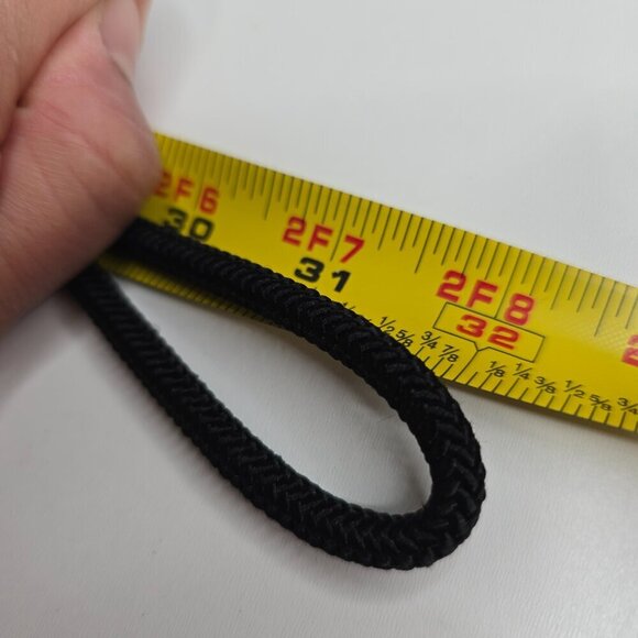 Vintage Made in Taiwan Medallion Gold Tone Woven Rope Hip Waist Belt - Picture 9 of 10